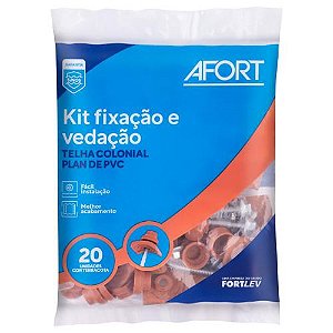KIT VEDAÇÃO PLAN- CERAMICA COM PARAFUSO / 20 und. - AFORT