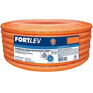 CONDUITE LARANJA REFORÇADO - 1/2"X 20MM X 50M - FORTLEV