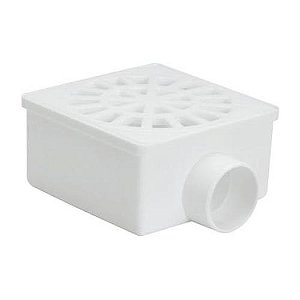 RALO SIFONADO QUADRADO BRANCO - Nº43 - 100x52x40 - KRONA