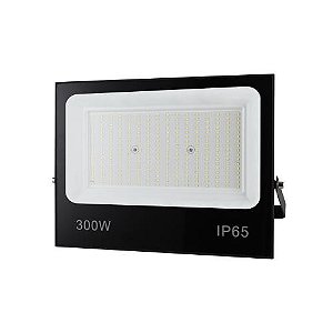 REFLETOR LED 300W/6500K PRETO - ECONOMAX