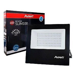 REFLETOR LED = 100W/6500K SLIM - AVANT