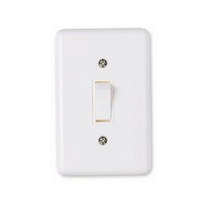 INTERRUPTOR 1 SEÇÃO VERTICAL STYLUS 2017 = BRANCO - ILUMI