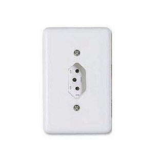 TOMADA STYLUS 20A - 20141 = BRANCO - ILUMI