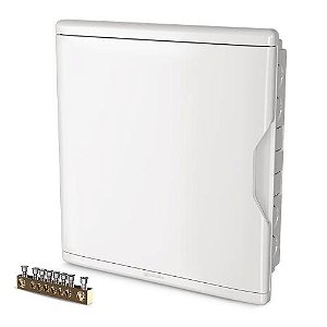 QUADRO DISTRIBUIÇÃO = BR = EMBUTIR - 24/18 (DIN/NEMA) C/ BARRAMENTO 1280 - KRONA