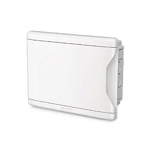 QUADRO DISTRIBUIÇÃO = BR = EMBUTIR - 8/6 (DIN/NEMA) S/ BARRAMENTO 1271 - KRONA