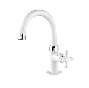 TORNEIRA LAVATÓRIO BICA ALTA - MARUJA - BRANCO 1/2" - VIQUA