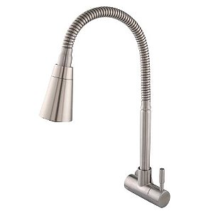 TORNIERA COZINHA PAREDE MÓVEL GOURMET INOX - 304 3293 - LEAO