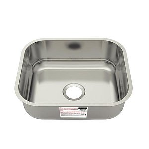 CUBA AÇO INOX POLIDO - Nº 1 " 47 x 30 x 14,5cm - TRAMONTINA