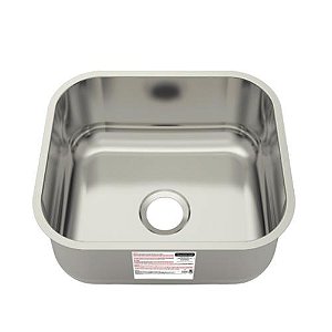 CUBA AÇO INOX POLIDO - Nº 3 " 40 x34 x 14,5cm - TRAMONTINA