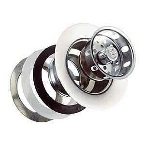 VÁLVULA PIA AMERICANA -3.1/2'' = CROMADO = CESTO - ABS - ESTEVES