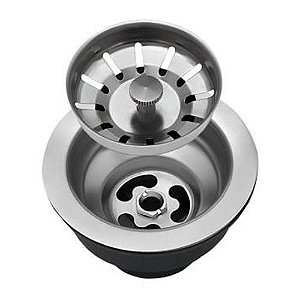 VÁLVULA PIA AMERICANA - INOX- 3.1/2" CROMADO 6973 - FABRIMAR