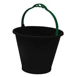 BALDE - PVC - PRETO 10L - CHROMA