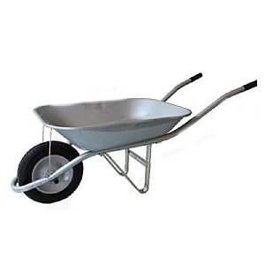 CARRINHO DE MÃO PNEU/CAMARA - 60Lt - CINZA- EXPORT - ESFERA