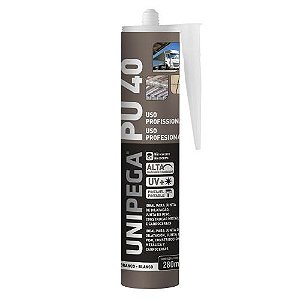 ADESIVO PU40 PROFISSIONAL - BRANCO 400gr - UNIPEGA
