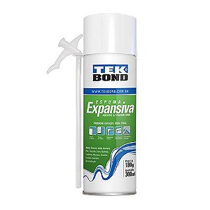 ESPUMA EXPANSIVA PU - 300ml/180gr - TEKBOND