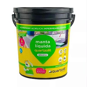 MANTA LÍQUIDA BRANCA BALDE - 18kg - QUARTZOLIT