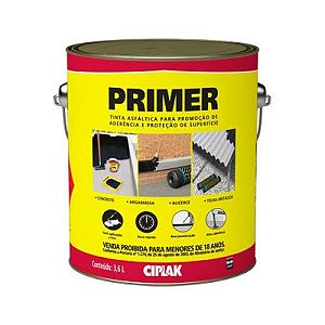 PRIMER = B/ SOLVENTE GALÃO - 3,6 LITROS - CIPLAK
