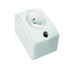 TOMADA SOBREPOR - BRANCA - 711 / 715 - PERLEX