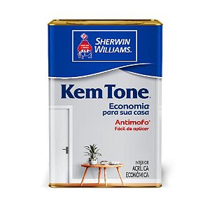 TINTA KEMTONE LATA - BRANCO - 18 lts SHERWIN-WILLIAMS