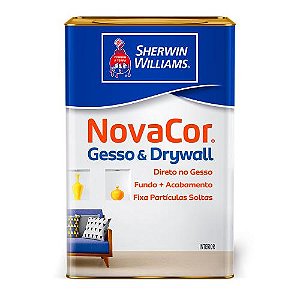 TINTA NOVACOR GESSO & DRYWAL 18 lts. - BRANCO - SHERWIN-WILLIAMS