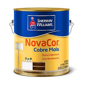 TINTA NOVACOR COBRE MAIS GALÃO 3,60 lts - BRANCO - SHERWIN-WILLIAMS