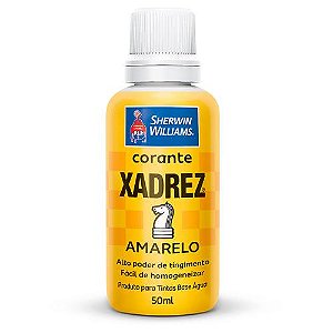 CORANTE LIQUIDO 50ml - XADREZ - AMARELO -