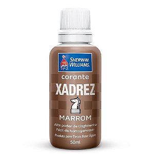 CORANTE LIQUIDO 50ml - XADREZ - MARROM -