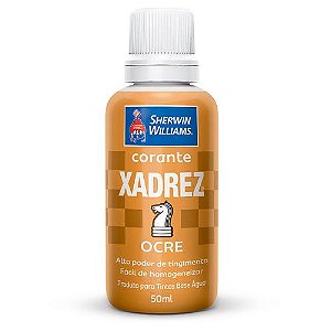 CORANTE LIQUIDO 50ml - XADREZ - OCRE -