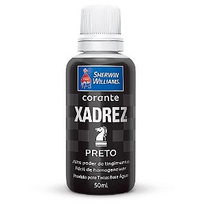 CORANTE LIQUIDO 50ml - XADREZ - PRETO -