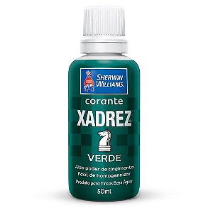 CORANTE LIQUIDO 50ml - XADREZ - VERDE -