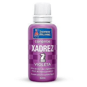 CORANTE LIQUIDO 50ml - XADREZ - VIOLETA -