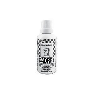 CORANTE LIQUIDO 50ml - XADREZ - BRANCO -