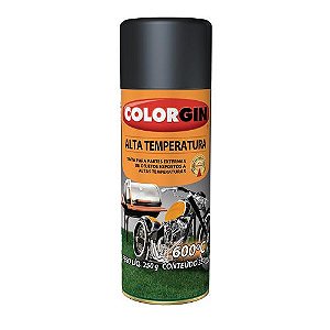 TINTA SPRAY ALTA TEMPERATURA 350ML - COLORGIN