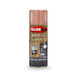 TINTA SPRAY METALLIK 350ML - ROSE GOLD - COLORGIN