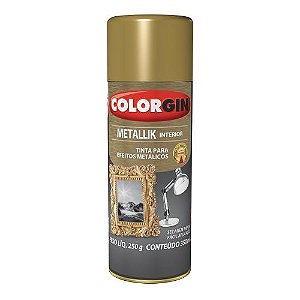 TINTA SPRAY METALLIK 350ML - BRONZE - COLORGIN