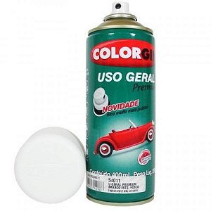 TINTA SPRAY( uso geral ) GELADEIRA 400ML - BRANCO - COLORGIN