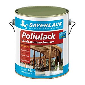 VERNIZ NATURAL POLIULACK - BRILHANTE - SAYERLACK