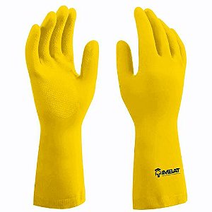 LUVA LATEX ANTIDERRAPANTE - AMARELA 09 G LV-LAF9 - IMBAT