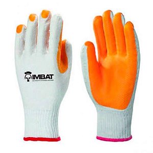 LUVA TRICOTADA - COM REVESTIMENTO VULCANIZADO AMARELO Nº09 - IMBAT