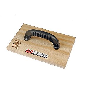 DESEMPENADEIRA MADEIRA CABO PLASTICO - 17x30cm - MAX