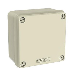 CAIXA MULTIUSO PLÁSTICA - 104 X 104 X 54 - SOPRANO