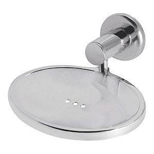 SABONETEIRA SOBREPOR - CROMADA - REAL METAIS