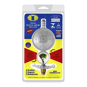 REGULADOR GAS - PEQUENO COM MANOMETRO - IMAR