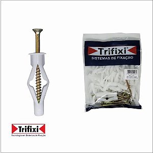 BUCHA COM PARAFUSO UNIVERSAL BUV - 10mm / 15pçs - TRIFIXI