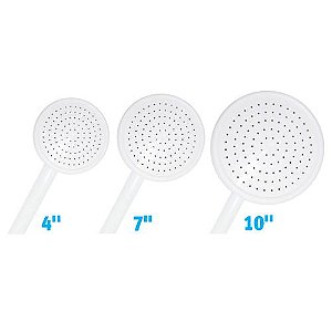 CHUVEIRO S/ REGISTRO BRANCO - PVC - VALEPLAST