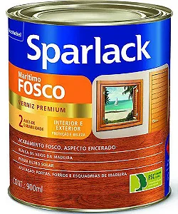 VERNIZ EXTRA MARITIMO - NATURAL/INCOLOR - FOSCO 900ml SPARLACK