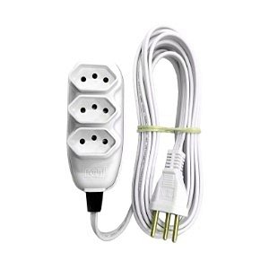 EXTENSAO 2P+T = CABO PP 3 x 2,50m = 5mt = 20A/10A ILUMI