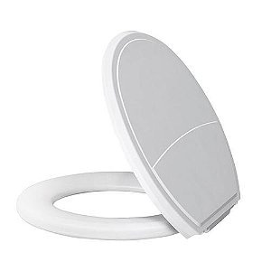 ASSENTO ALMOFADADO BRANCA PLUS SLIM - BRANCO - METASUL