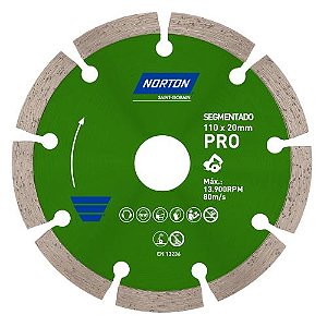 DISCO DIAMANTADO - SECO SEGMENTADO ECO - NORTON