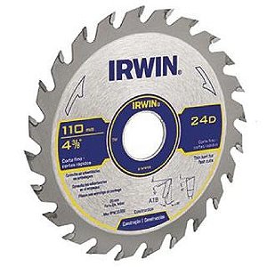 DISCO CIRCULAR PARA MADEIRAS - 7. 1/4 x 24 DENTES - IRWIN